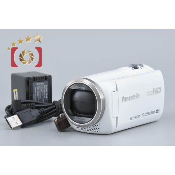 美品　パナソニック デジタルビデオカメラ ホワイト HC-V520M 81GoQVx5n-L.jpg_BO30,255,255,