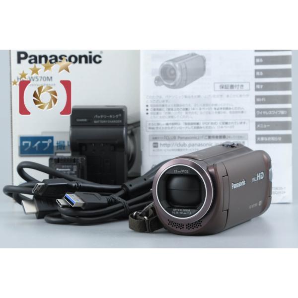 Panasonic HC-W570M ビデオカメラ ブラウン Amazon.co.jp: パナソニック HDビデオカメラ W570M ワイプ撮り