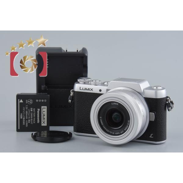 LUMIX 【中古】Panasonic パナソニック DMC-GF7 シルバー + G VARIO 12