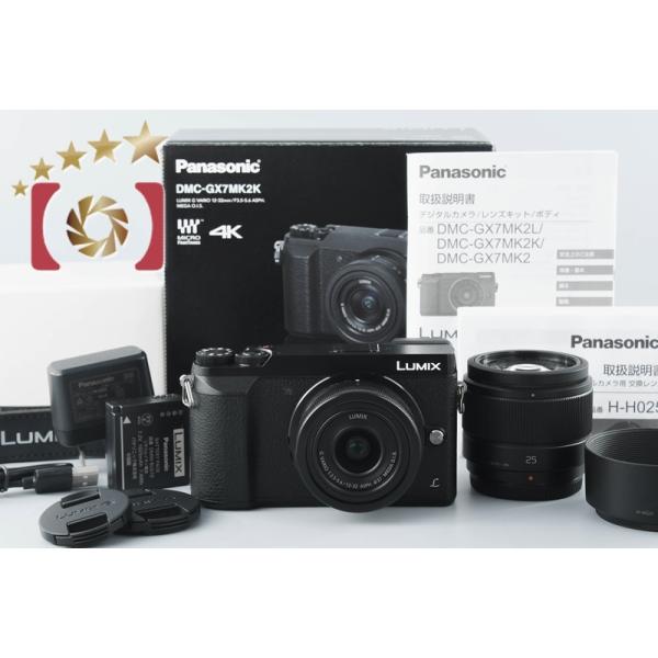 LUMIX 【中古】Panasonic パナソニック DMC-GX7MK2 ダブルレンズ LUMIX 【中古】Panasonic パナソニック DMC-GX7MK2 ダブルレンズ