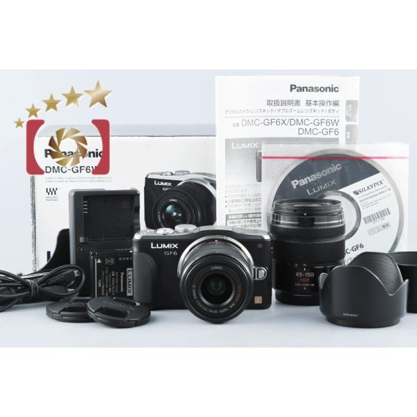 【美品 箱付】Panasonic Lumix DMC-GF6 ダブルレンズキット LUMIX 【中古】Panasonic パナソニック DMC-GF6 ダブルズーム