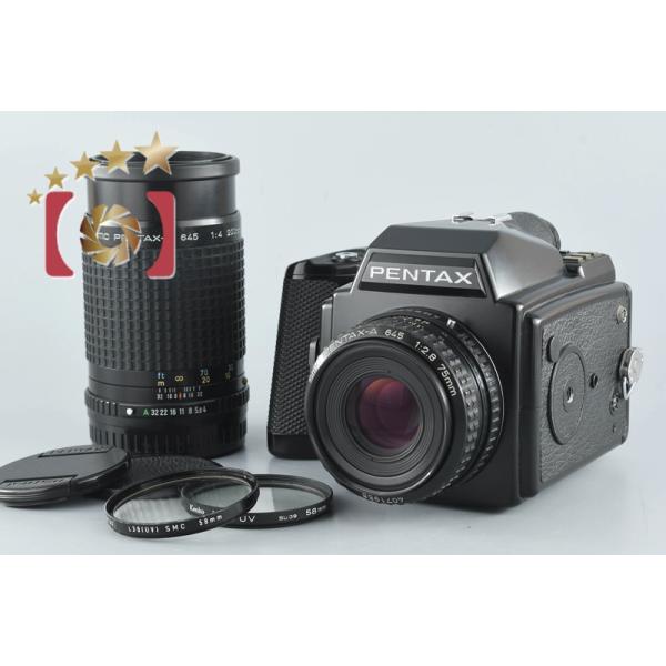 ペンタックス 【中古】PENTAX 645 + SMC A 75mm f/2.8 200mm f/4