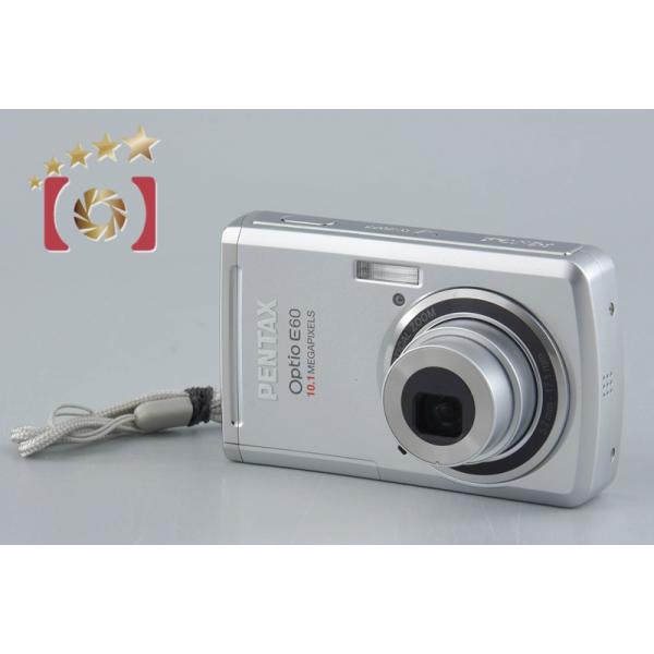 ペンタックス 【中古】PENTAX Optio E60 シルバー コンパクトデジタル