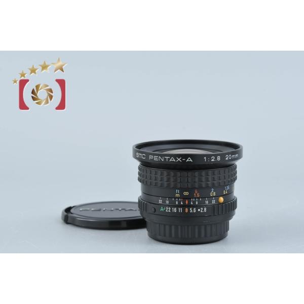 【動確/並品】PENTAX SMC PENTAX-A 20mm f2.8 Pentax smc PENTAX-A 20mm F2.8 Ultra Wide Angle Prime Lens