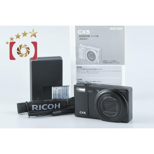 リコー（RICOH） 【中古】RICOH CX5 ブラック コンパクトデジタル
