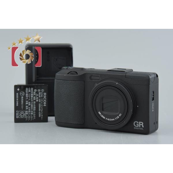 【シャター数超少ない】Ricoh GR DIGITAL Ⅳ コンパクトカメラ リコー（RICOH） 【中古】RICOH GR DIGITAL IV ブラック コンパクト