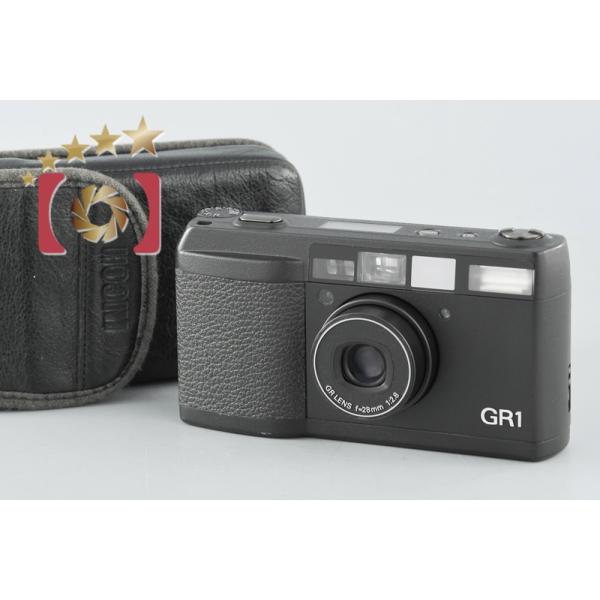 RICOH GR1 フィルムカメラ コンパクトカメラ　ブラック リコー（RICOH） 【中古】RICOH GR1 ブラック コンパクトフィルム
