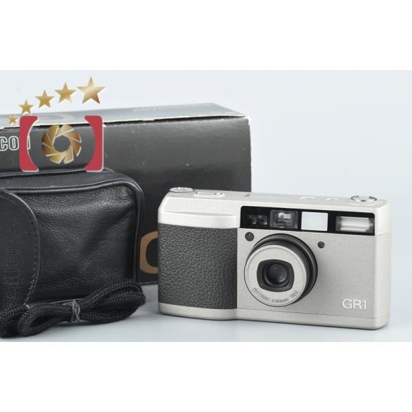 Ricoh GR1 コンパクトフィルムカメラ シルバー リコー 【中古】RICOH GR1 シルバー コンパクトフィルムカメラ
