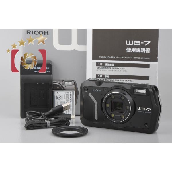 リコー（RICOH） 【中古】RICOH WG-7 ブラック 防水アクションカメラ