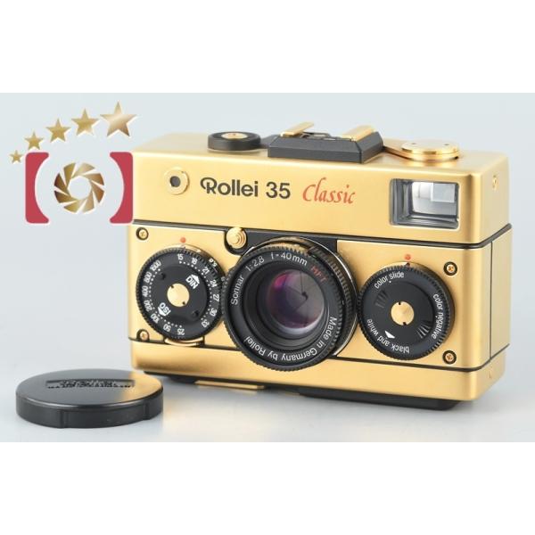 中古】Rollei ローライ 35 Classic ゴールド コンパクトフィルム 中古】Rollei ローライ 35 Classic ゴールド コンパクトフィルム
