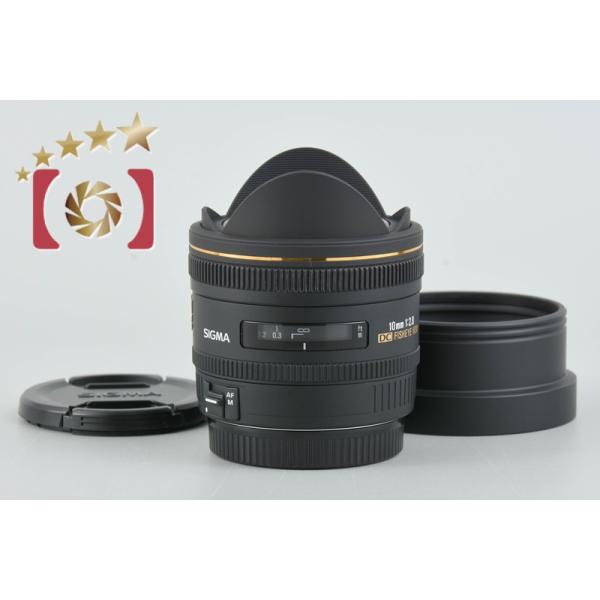 シグマ 【中古】SIGMA 10mm f/2.8 EX DC FISHEYE HSM キヤノン用