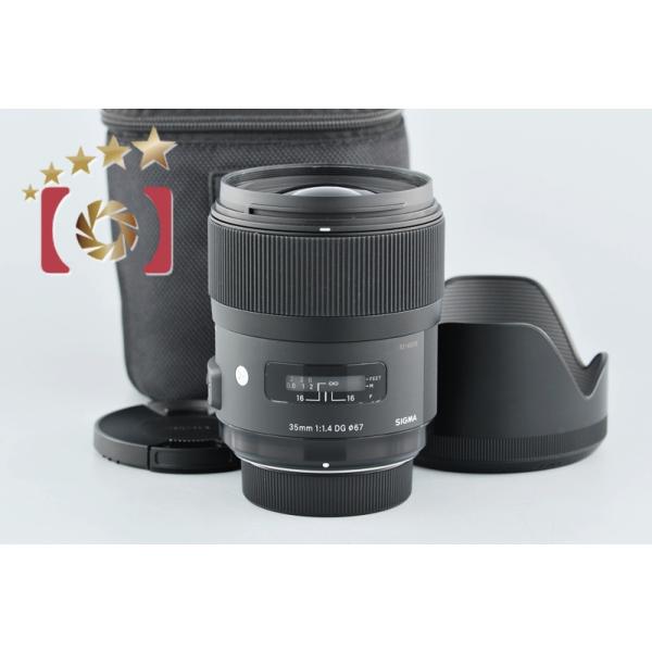 【中古】(シグマ) SIGMA 35/1.4 DG HSM ART (ニコンF用) Amazon.com : Sigma 35mm F1.4 Art DG HSM Lens for Nikon, Black, 3.7