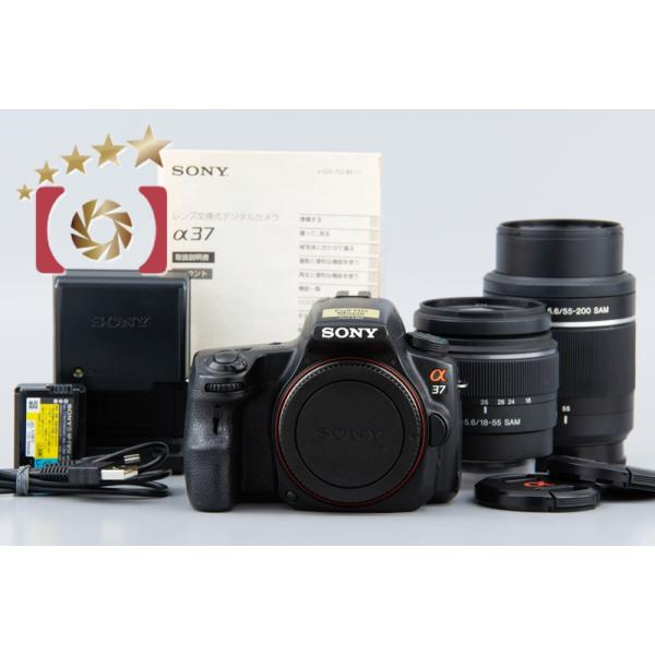 SONY 【中古】SONY ソニー α37 SLT-A37 ダブルズームレンズ