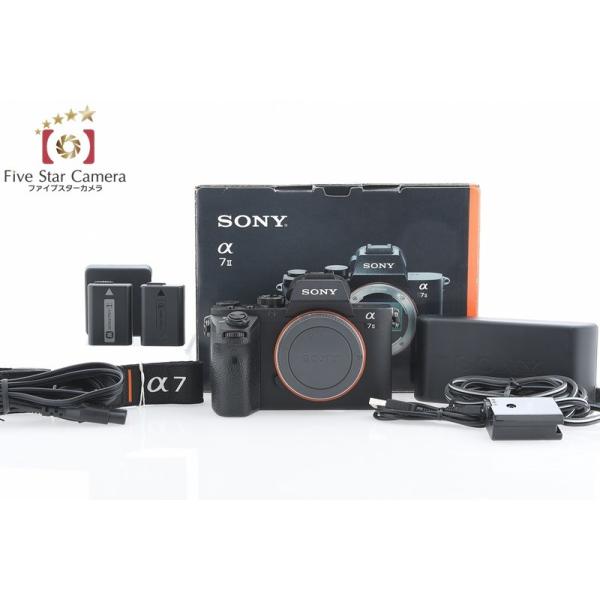 SONY α7II ILCE-7M2 ミラーレス一眼 α7II ミラーレス一眼カメラ ブラック ILCE-7M2-BQ [ボディ単体] SONY