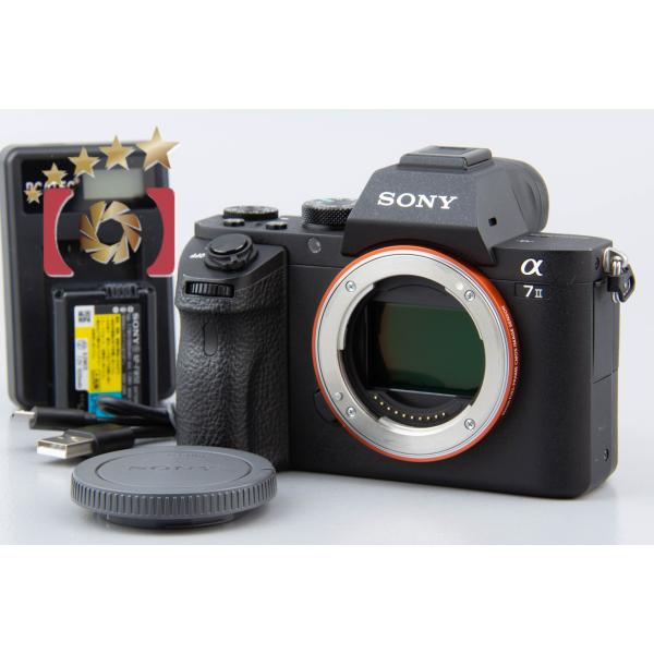 SONY α7II ILCE-7M2 ミラーレス一眼[シャッター数9648枚] ソニー SONY α7II ILCE-7M2 手ぶれ補正を搭載したフルサイズ・ミラー
