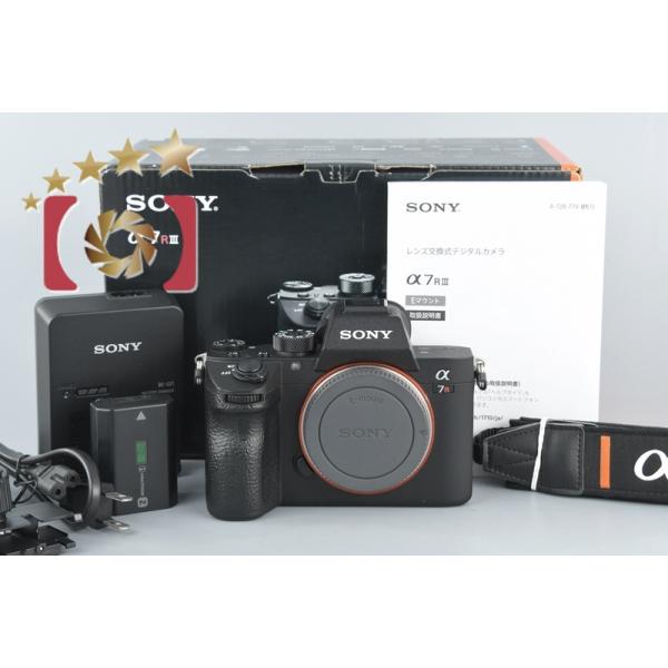 SONY 【中古】SONY ソニー α7RIII ILCE-7RM3 ミラーレス一眼カメラ