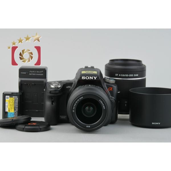 SONY 【中古】SONY ソニー α55 ダブルズームレンズキット SLT SONY 【中古】SONY ソニー α55 ダブルズームレンズキット SLT