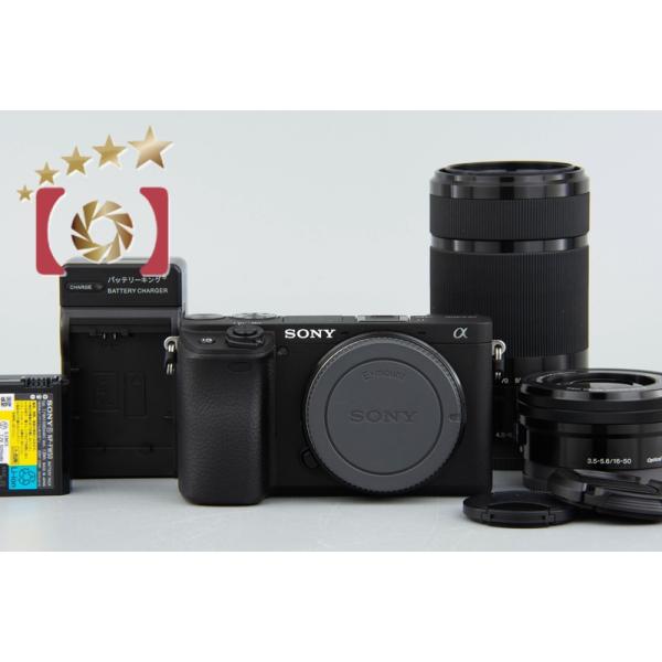 【美品】シャッター回数:約9400回 SONY α6400 カメラ レンズ付 SONY（ソニー） 【中古】SONY α6400 ILCE-6400Y ダブルズームレンズ