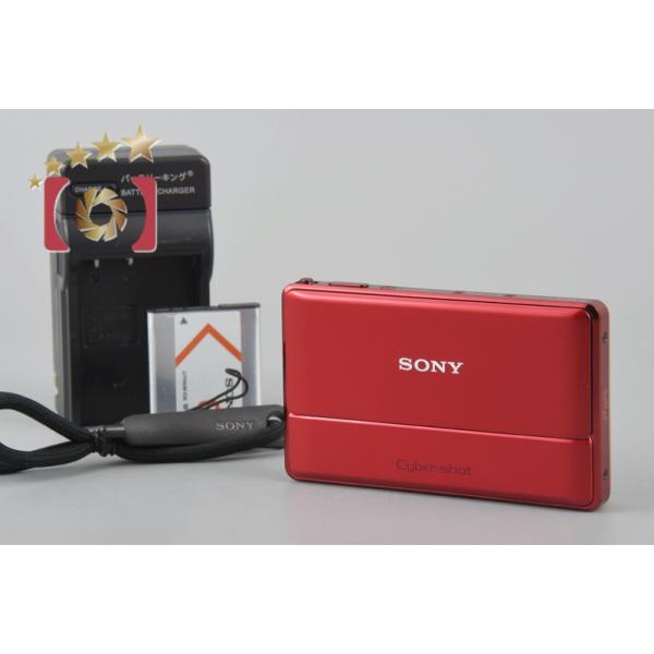 サイバーショット 【中古】SONY ソニー Cyber-shot DSC-TX100V レッド