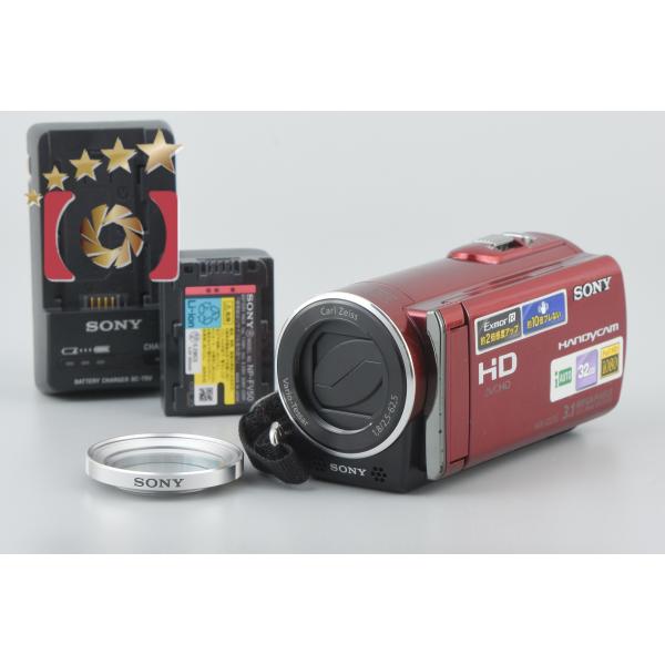 SONY 【中古】SONY ソニー HDR-CX170 レッド ビデオカメラ