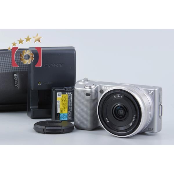 SONY 【中古】SONY ソニー α NEX-5 シルバー + E 16mm f/2.8 SONY 【中古】SONY ソニー α NEX-5 シルバー + E 16mm f/2.8