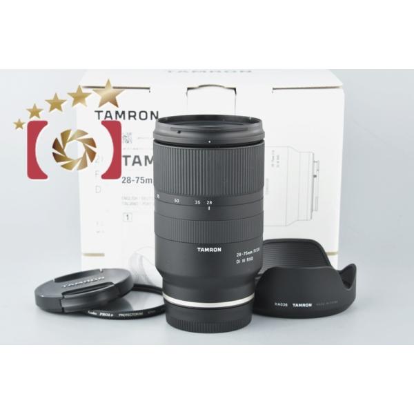 TAMRON 【中古】TAMRON タムロン A036 28-75mm f/2.8 Di III RXD