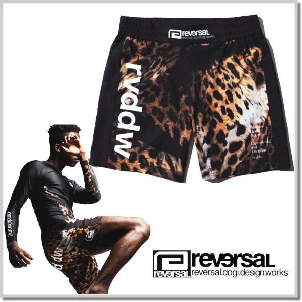 reversal リバーサル LEOPARD FIGHT SHORTS(SHORT LENGTH / NO reversal リバーサル LEOPARD FIGHT SHORTS(SHORT LENGTH / NO