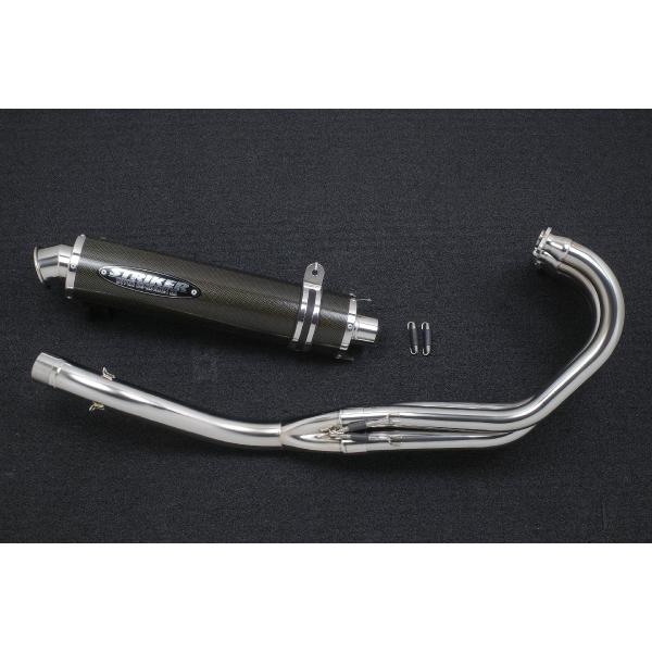 バリオス　斜切マフラー STRIKER（ストライカー） バリオスII STRIKER 4-1 ステンレス/カーボン