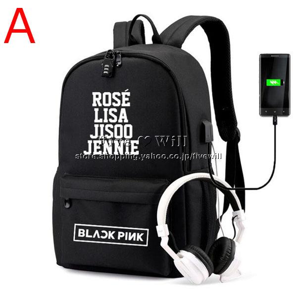 送料無料 Blackpink 韓流グッズ バッグ リュックサック ファッション 男女兼用 学生 人気 カジュアルバッグ ペアルック 応援 ランドセル 周辺 旅行 通学 Bao38 Five Will 通販 Yahoo ショッピング