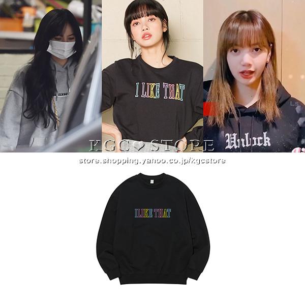 送料無料 21新入荷 Blackpink Lisa 韓流グッズ パーカー スウェット 春秋 男女兼用 応援服 打歌服カジュアルウェア ペアルック Bp45 Five Will 通販 Yahoo ショッピング