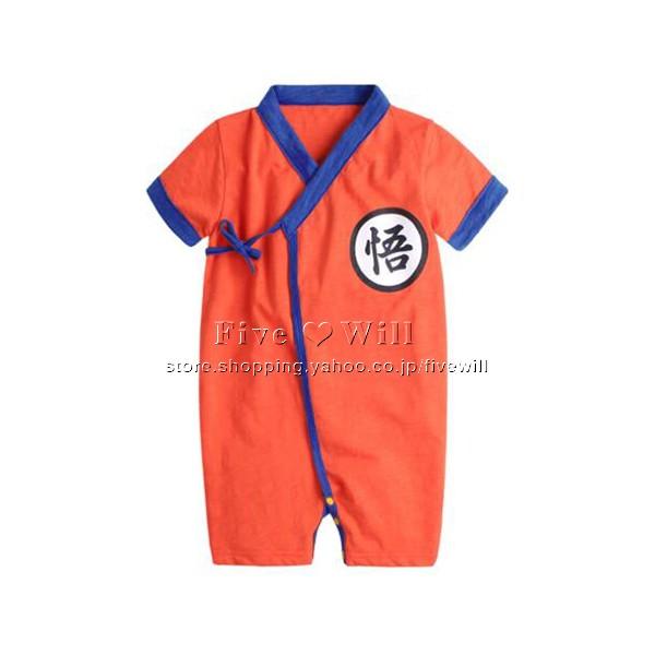 送料無料 ドラゴンボール 孫悟空 風 男の子 女の子 連体パジャマ ベビー服 オーバーオール 半袖 春夏 ロンパース 新生児 赤ちゃん コート 出産祝い ギフト Pulse Lk