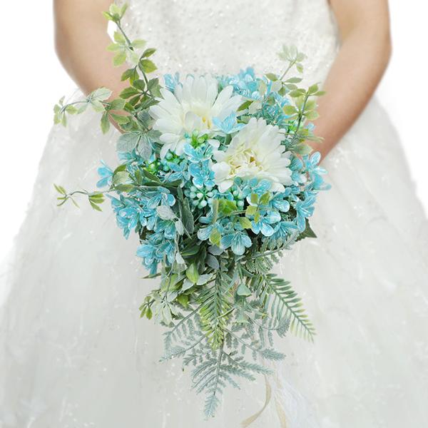 送料無料 21新品 ウエディングブーケ 花束 花飾り 結婚式 バラ造花 ウェディング用 アレンジメント 花嫁 披露宴 手作り キット ブライダルブーケ Fh109 Five Will 通販 Yahoo ショッピング