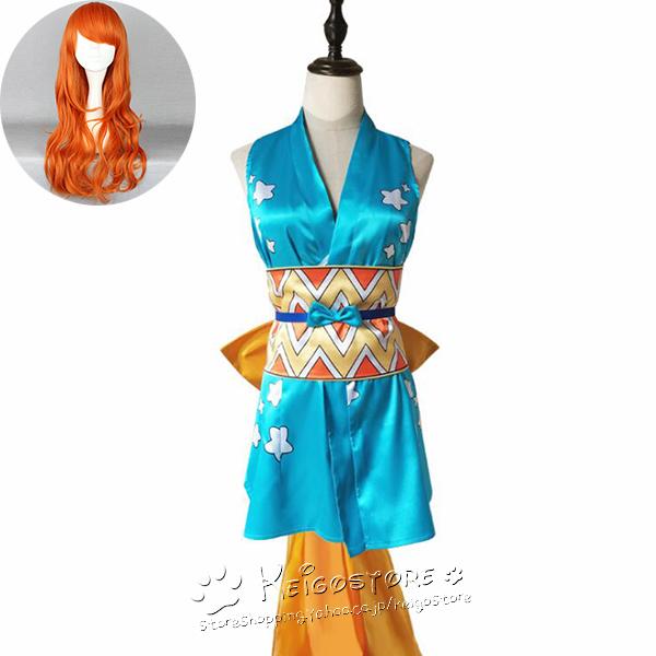 送料無料 One Piece ワンピース 海賊王 風 ナミ コスプレ衣装 ウィッグ ハロウィン仮装 お祭り コスチューム 変装 Hzw02 Five Will 通販 Yahoo ショッピング