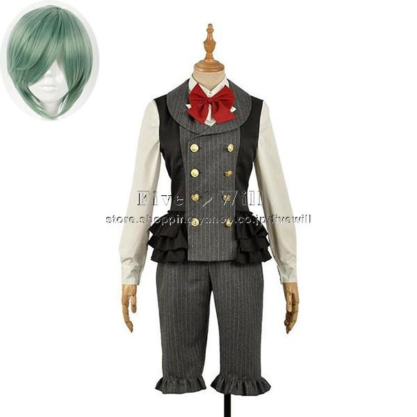 送料無料 ウィッグ A3 エースリー 風 瑠璃川幸 キャラクター衣装