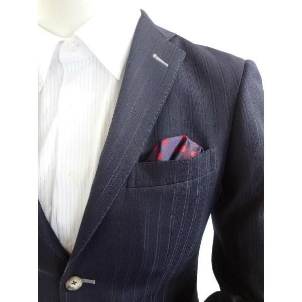 ポケットチーフ 結婚式 ワンタッチ ブランド フィックスポン fixpon メンズ パッフド２ エンジ・ワイン ドット柄 送別 パーティー ギフト 贈り物 送料無料