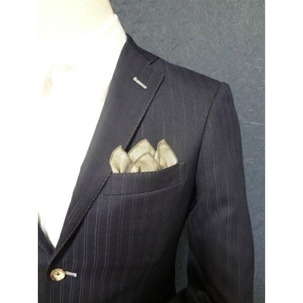 ポケットチーフ 結婚式 ワンタッチ ブランド フィックスポン fixpon メンズ クラッシュ 博多織 ゴールド系 織柄 送別 パーティー ギフト 贈り物 送料無料