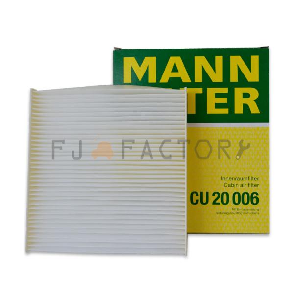 フィアット500 パンダ アバルト用 H23年9月以降 エアコンフィルター CU20 006 キャビンフィルター MANN-FILTER (6000633304