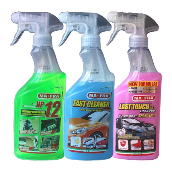 MA-FRA FAST CLEANER (ファストクリーナー) ＋ Last Touch Express (ラストタッチエクスプレス) ＋ HP12 (多目的洗