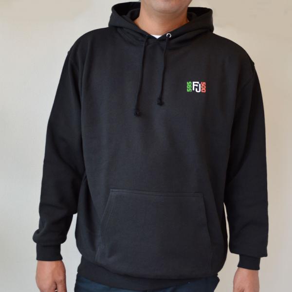 FJファクトリー オリジナル パーカー (ブラック) フィアット アバルト S/M/L/XL