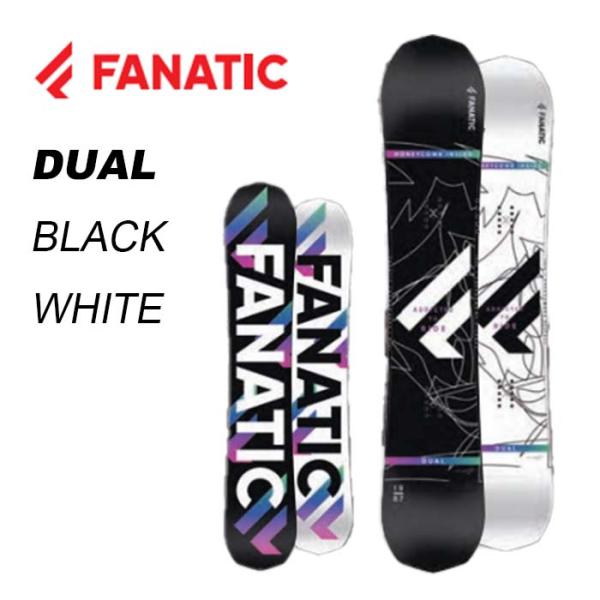 FANATIC ファナティック スノーボード 板 DUAL BLACK WHITE 21