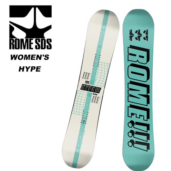 ローム HYPE スノーボード 板 138cm ROME SDS レディース 23-24モデル 中古】ローム HYPE スノーボード 板 138cm ROME SDS レディース