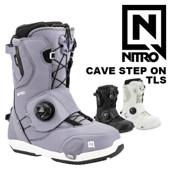 NITRO CAVE TLS スノーボードブーツ NITRO ナイトロ スノーボード ブーツ CAVE STEP ON TLS 24-25 モデル
