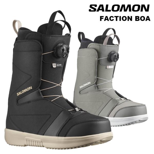 【24-25モデル】SALOMON FACTION サロモン ファクション SALOMON サロモン スノーボード ブーツ FACTION BOA 24-25 モデル : F