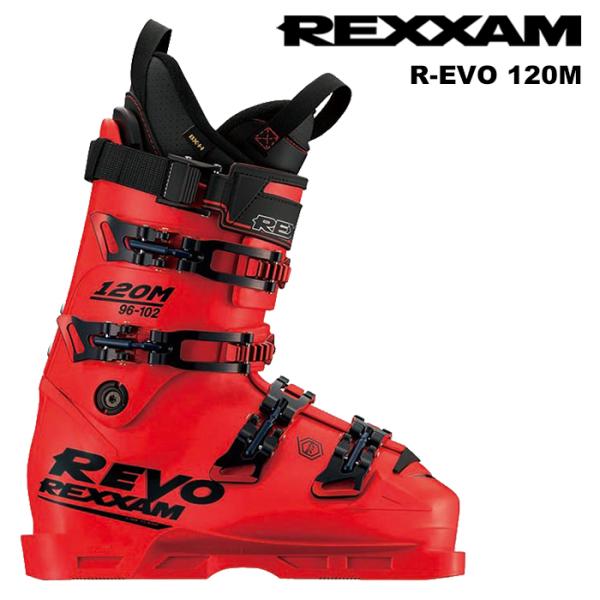 REXXAM レクザム スキーブーツ R-EVO 120M FIRE RED 23-24 モデル : F 