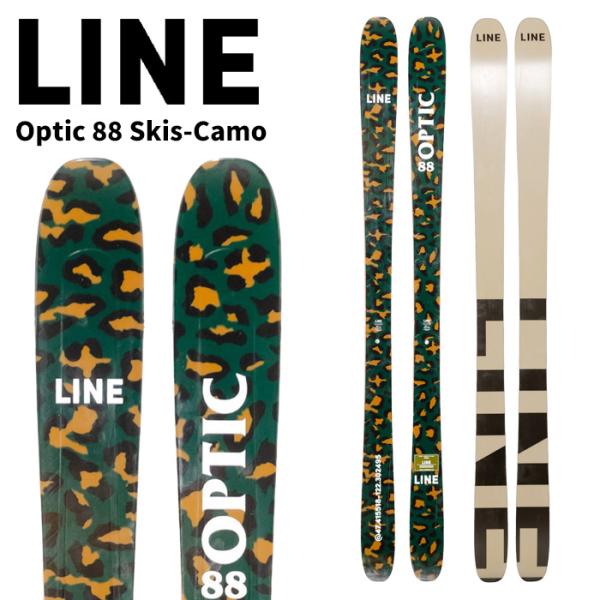 LINE ライン スキー板 OPTIC 88 CAMO 板単品 24-25 モデル : F.JANCK