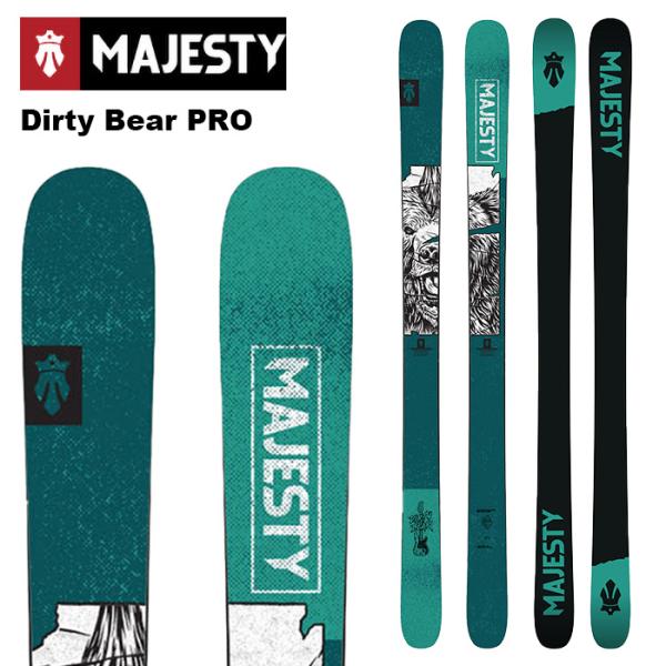 MAJESTY　マジェスティ DIRTY BEAR　スキー板　182 Majesty マジェスティ スキー板 Dirty Bear PRO 板単品 24-25 モデル