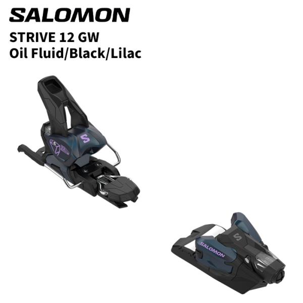 SALOMON サロモン ビンディング STRIVE 12 GW  Oil Fluid/Black/Lilac （解放値 4.0-12.0） 26-27モデル 【単品販売不可】