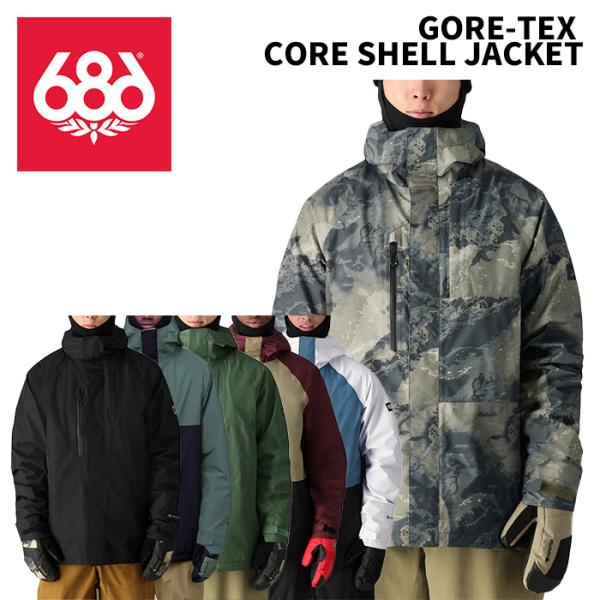 686 GORE-TEX Core Jacket スノーボードウェア 686 シックスエイトシックス GORE-TEX CORE SHELL ユニセックス