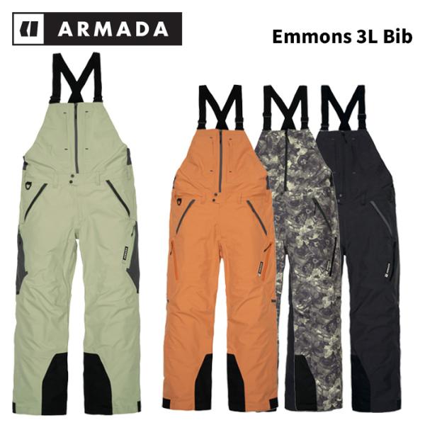 ARMADA EMMONS 3L BIB Macha 新品未使用品　Mサイズ. ARMADA アルマダ ウェア Emmons 3L Bib 24-25(2025)モデル パンツ : F
