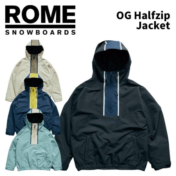 ROME ローム OG Halfzip Jacket ハーフジップジャケット NAVY ジャケット ボードウェア ロームウェア ROMEウェア 25-26モデル ROME ローム ウェア OG Halfzip Jacket 25-26モデル ジャケット : F
